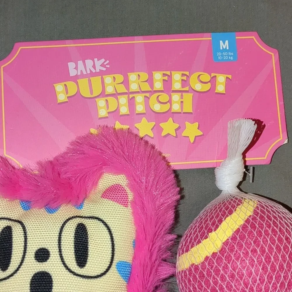 BARK Set of 3 High Quality Dog Toys for M-L Dogs Benefits Rescue